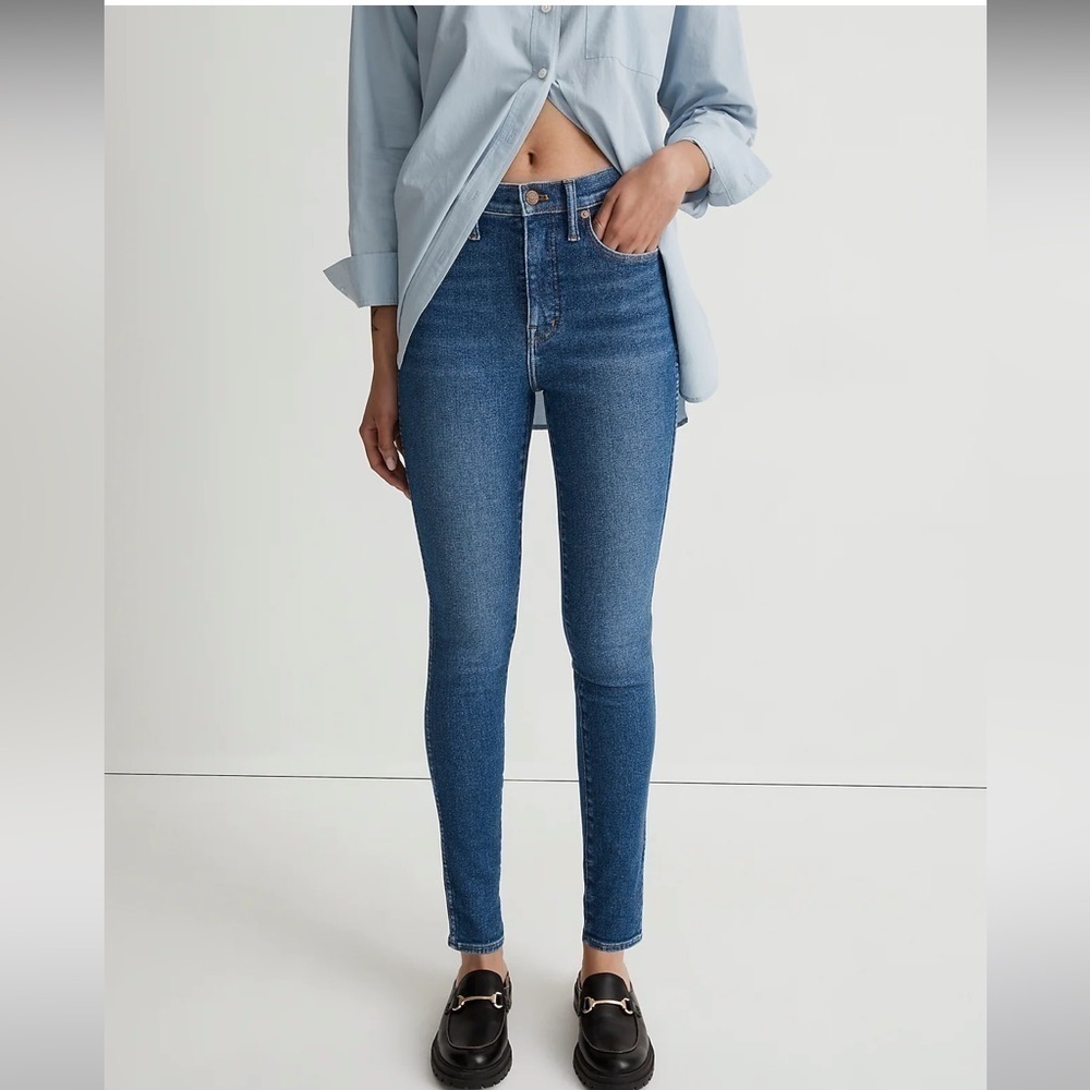 Madewell 10” high rise skinny jeans size 27T